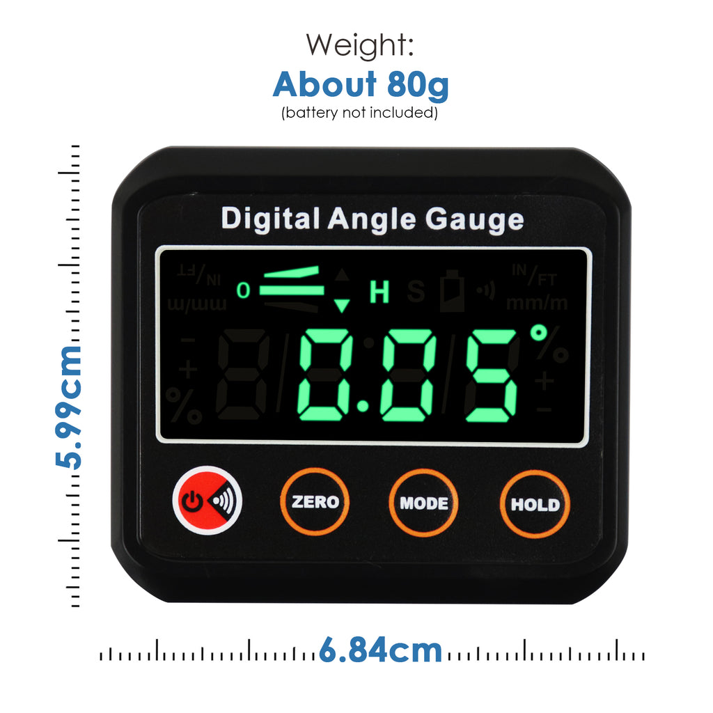 TK320PLUS Digital Angle Finder - LED Digital Angle Gauge Level Box wit ...