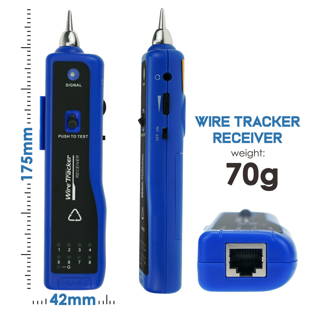 CTTK-710 Network Cable Testing Diagnostic Kit Ethernet LAN Cable Tester Wire Tracker Punch Tool Set-Tekcoplus Ltd.