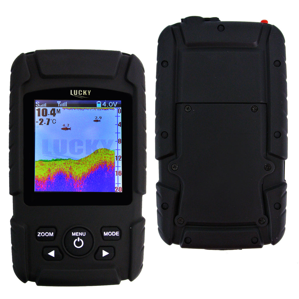FF-718LIC-W LUCKY Rechargeable Colored LCD Fish Finder Detector 100m  (328ft) Wireless Sonar Sensor