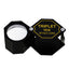 TEK-250 10x Pocket Magnification Loupe 20.5mm Triplet Lens Black Frame (Aluminum) Body-Tekcoplus Ltd.