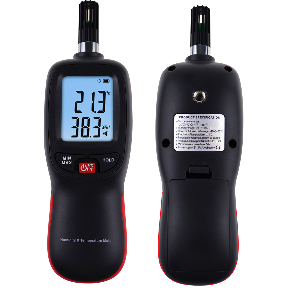 Dual Thermometer / Humidity Gauge 1 Pc