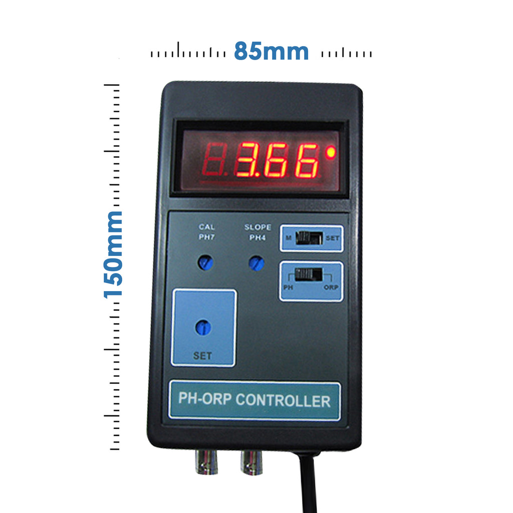 PHTK-156 Digital 2-in-1 pH / ORP mV CO2 Controller Meter 0.00~14.00PH Range Water Tester