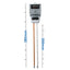 TEK-256 Soil pH / Moisture / Light Indoor Outdoor Meter Long Sensor Probe Acid Alkaline Level Tester-Tekcoplus Ltd.