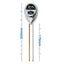 TEK-257S_GLOVE Soil pH, Moisture & Light Meter 3-in-1 Tester Long Sensor Probe with Gloves-Tekcoplus Ltd.