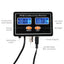 ECTK-231 PH & EC Conductivity Meter Water Quality Tester Continuous Monitor Aquaculture Hydroponics-Tekcoplus Ltd.