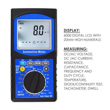 AUTK-707 Digital Engine Analyzer Automotive Multimeter 6000 Counts-Tekcoplus Ltd.