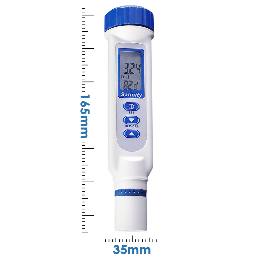 SMTK-49_SOL Salinity & Temperature Meter 10.0 ppt (70.0ppt) IP65 Saltmeter Tester-Tekcoplus Ltd.