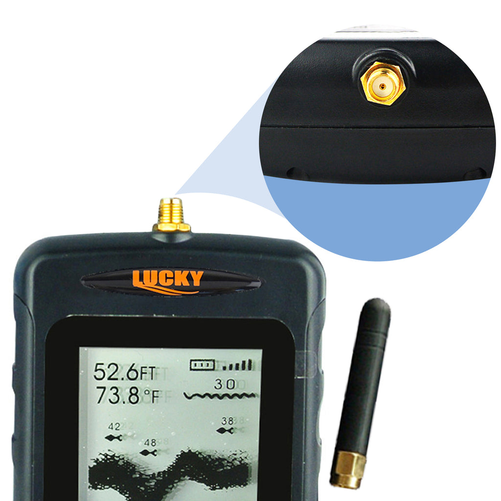 Lucky Fish Finder 45m (147ft) Depth 150m (492ft) Wireless Operation