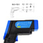 THTK-217 Non-Contact Infrared (IR) Thermometer 12:1 DS Laser Temperature -30 ~ 550°C (-22 to 1022°F)