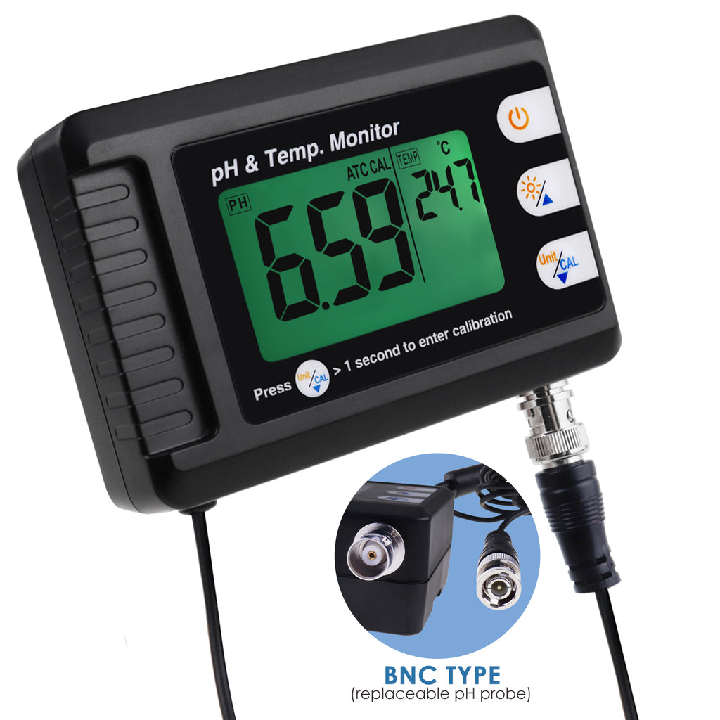 TK295PLUS Aquarium pH / Temperature Monitor Water Quality Meter