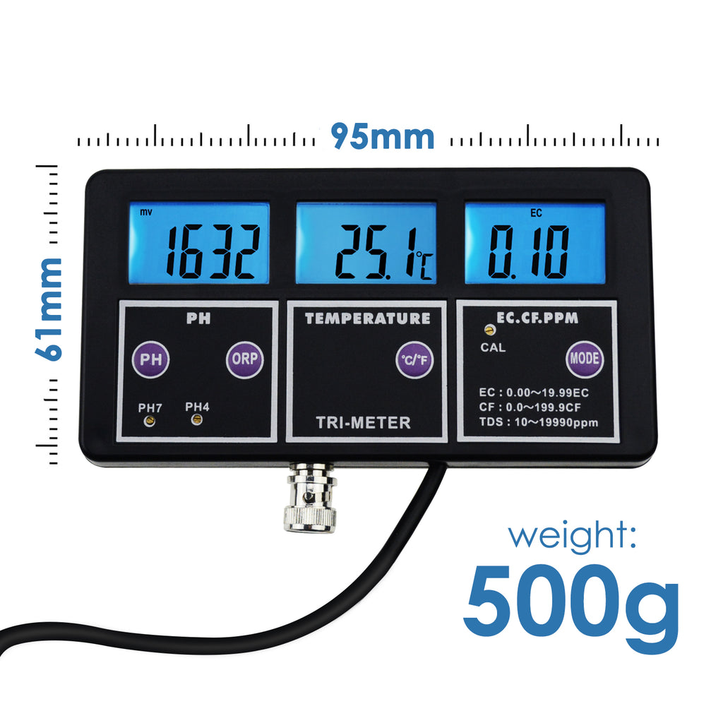 3 IN 1 Water Quality Tester EC TDS PPM Temperature Meter LCD