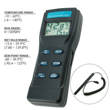 THTK-824 Temperature Humidity RH Tester Thermo-Hygrometer Gauge Psychrometer Dew Point / Wet Bulb-Tekcoplus Ltd.