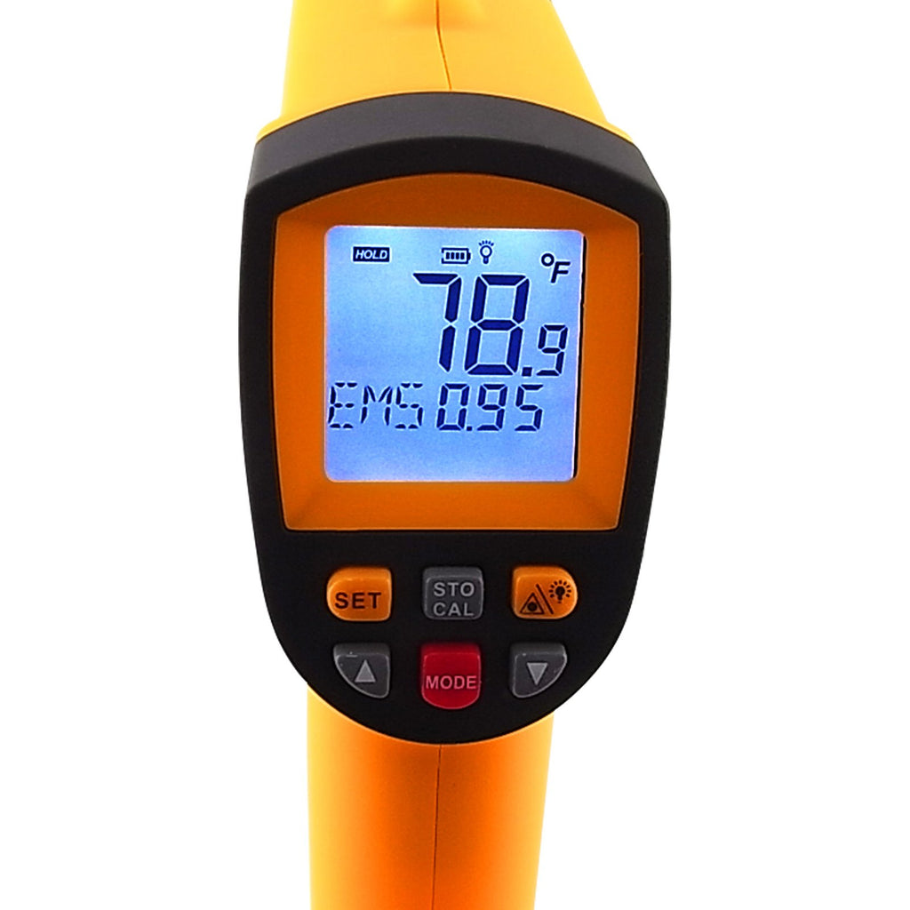 THTK-803 Digital 20:1 Professional Infrared Thermometer 0.1~1EM Pyrometer -  Tekcoplus Ltd.