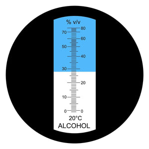 RETK-75 Alcohol Refractometer, 0-80%-Tekcoplus Ltd.