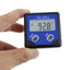 AFTK-7 Digital Bevel Box Angle Gauge Protractor Inclinometer IP54 with Built-in Magnets-Tekcoplus Ltd.