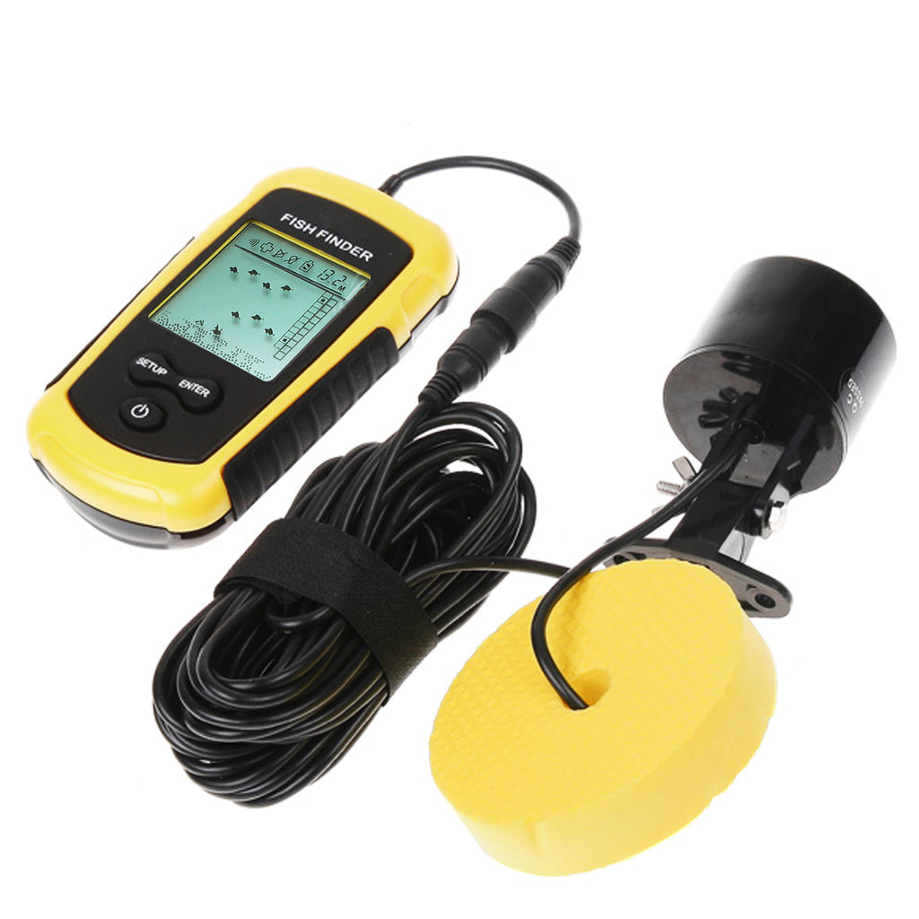 FF-1108-1 LUCKY 100M Fishfinder Sonar Transducer 12M Cable for Boat, Kayak,  Ocean, Ice, Lake Fishing - Tekcoplus Ltd.