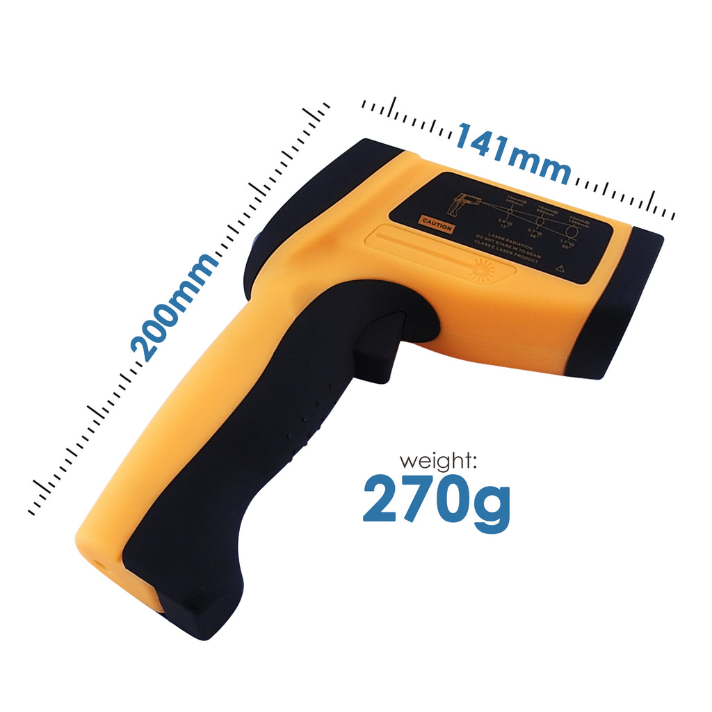 THTK-803 Digital 20:1 Professional Infrared Thermometer 0.1~1EM Pyrometer -  Tekcoplus Ltd.
