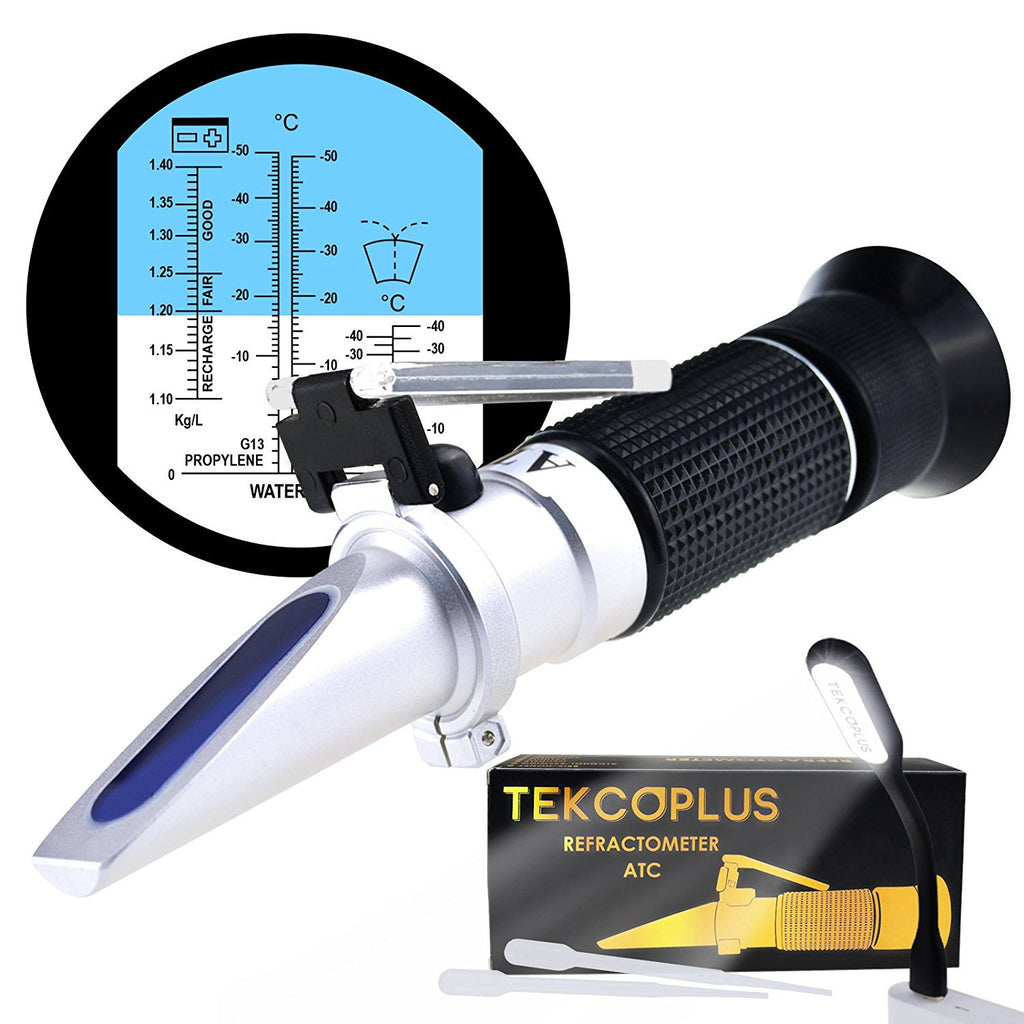 Refractometer for measuring propylene- and ethylene glycol-based  antifreezes 