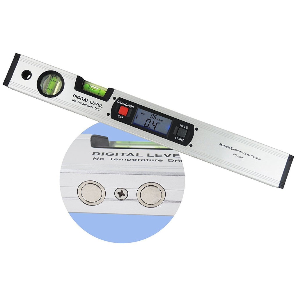 AFTK-17 Digital Angle Finder Level 360° Spirit Level Built-in Magnets Inclinometer 4 x 90° Range-Tekcoplus Ltd.