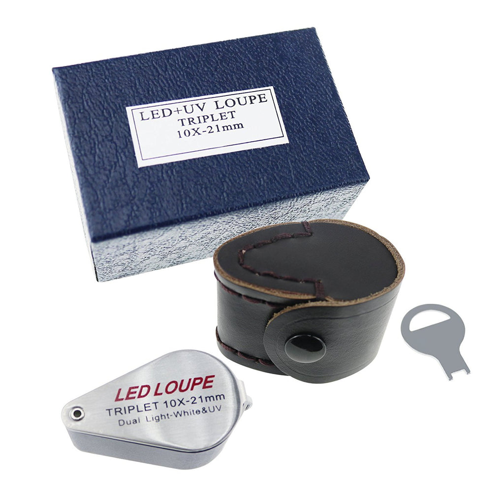 TEK-252 Jeweler Gem Loupe 20x Magnification Triplet Lens Magnifier Stamp &  Coin Hobbyist Mechanics - Tekcoplus Ltd.