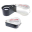 GSTK-18 Jeweler Loupe Triplet Lens 10x Magnification Magnifier 21mm with LED UV Light Gemology Tool-Tekcoplus Ltd.