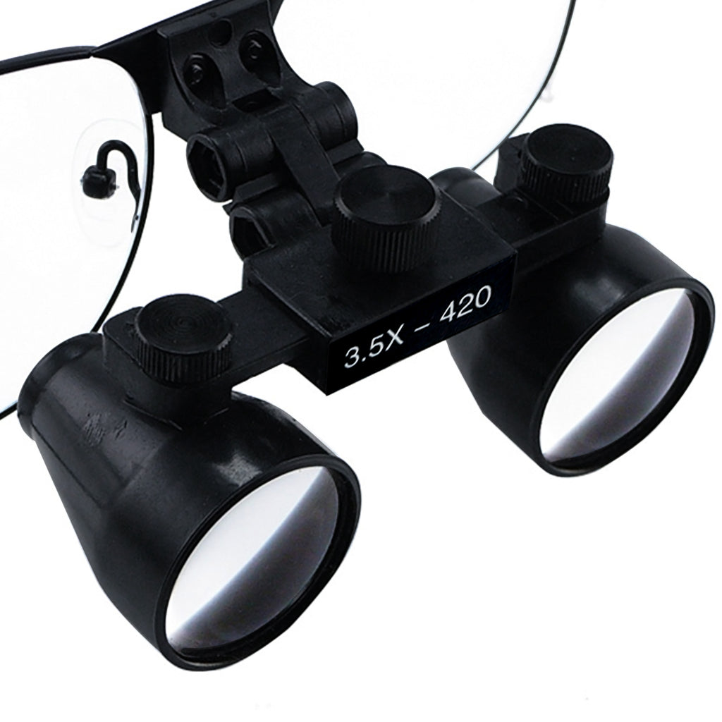 3.5X Dental Eye Loupe Magnifier Glasses Medical Surgical Loupes