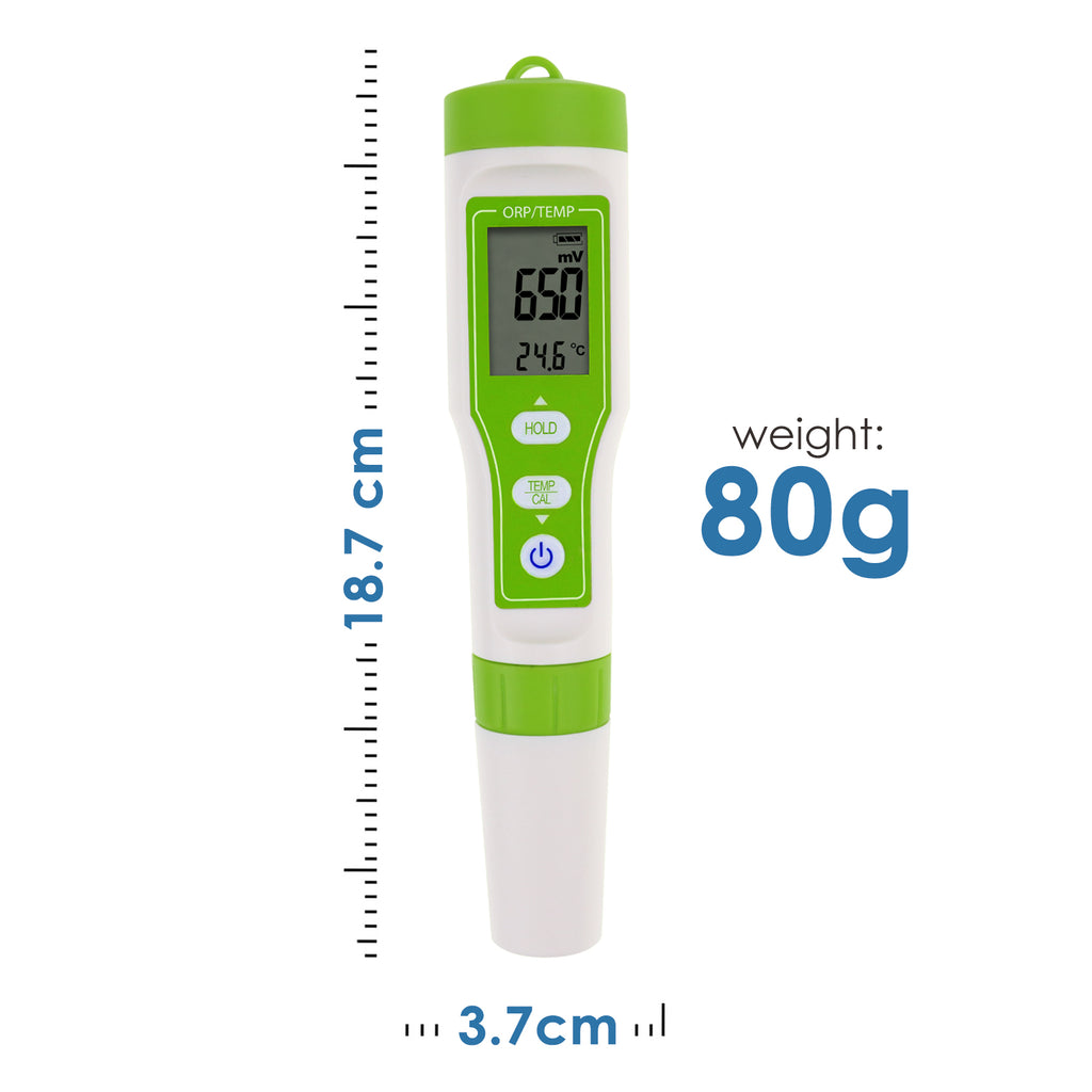 TK301PLUS ORP Tester -1200~1200mV Measuring Range Water Quality Monitor LCD Digital Detector Pen Type Meter Research Industrial Home Use