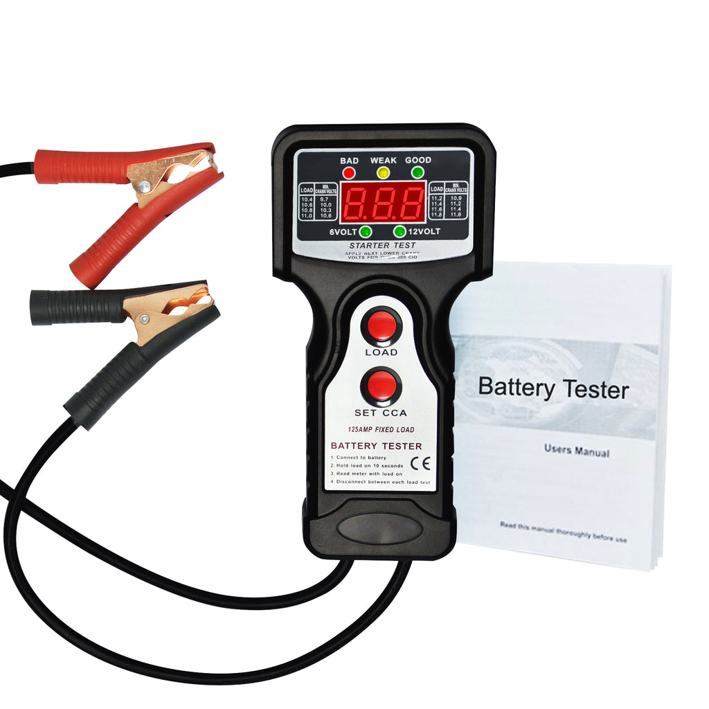 ⊳ Testing equipment for motorcycle, car and truck batteries