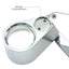 GSTK-783XX Optical Glass Magnifier 20x Magnification Magnifying LED Light Jeweler Loupe Gemstone