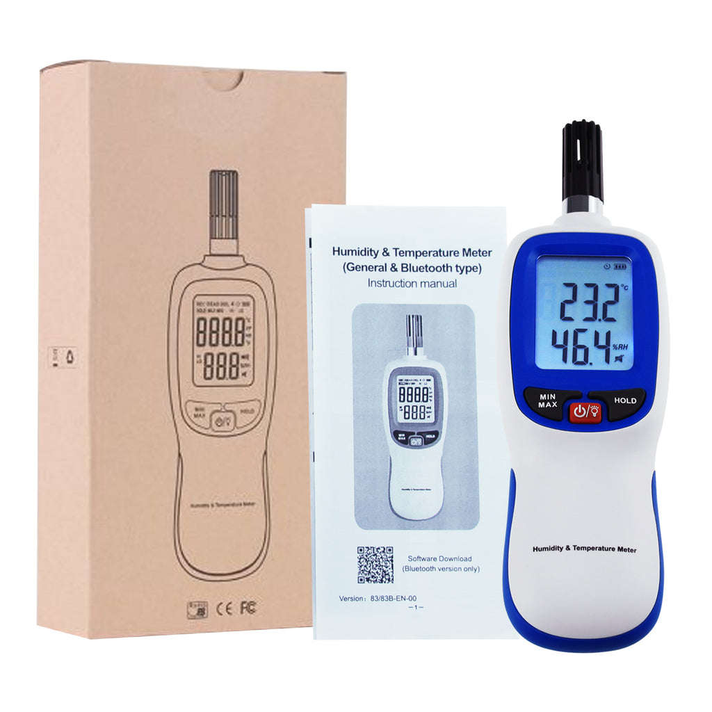 Digital Humidity and Temperature Meter Psychrometer Thermo-Hygromet –  Tekcoplus Ltd.