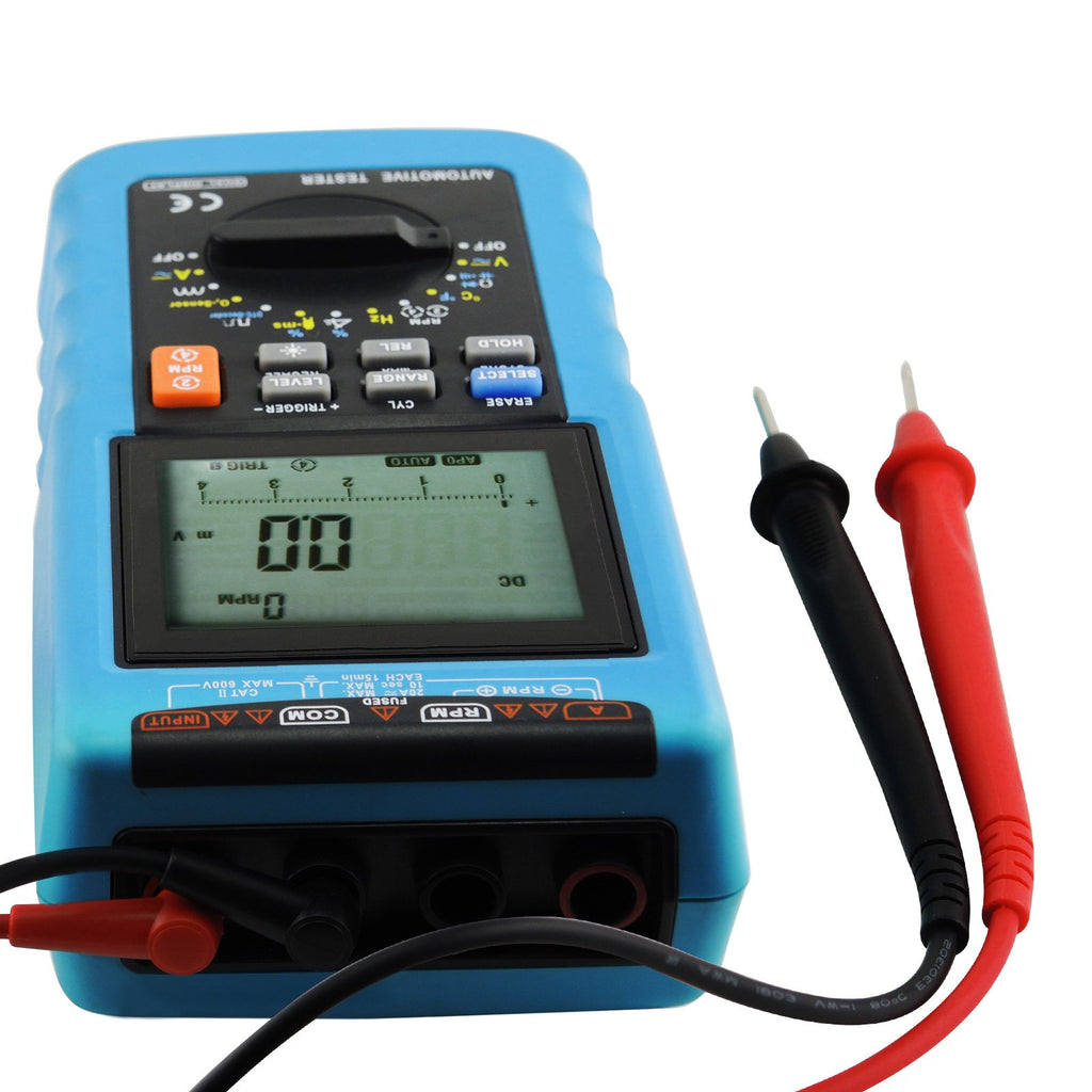 Engine Multimeter AUTK-1024 Digital Automotive Multimeter Scan Car Engine Analyzer RPM ...