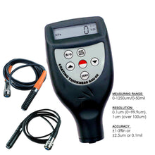 TMTK-762FN Digital Paint Coating Thickness Meter Gauge F/NF Probe Magnetic Induction / Eddy Current-Tekcoplus Ltd.