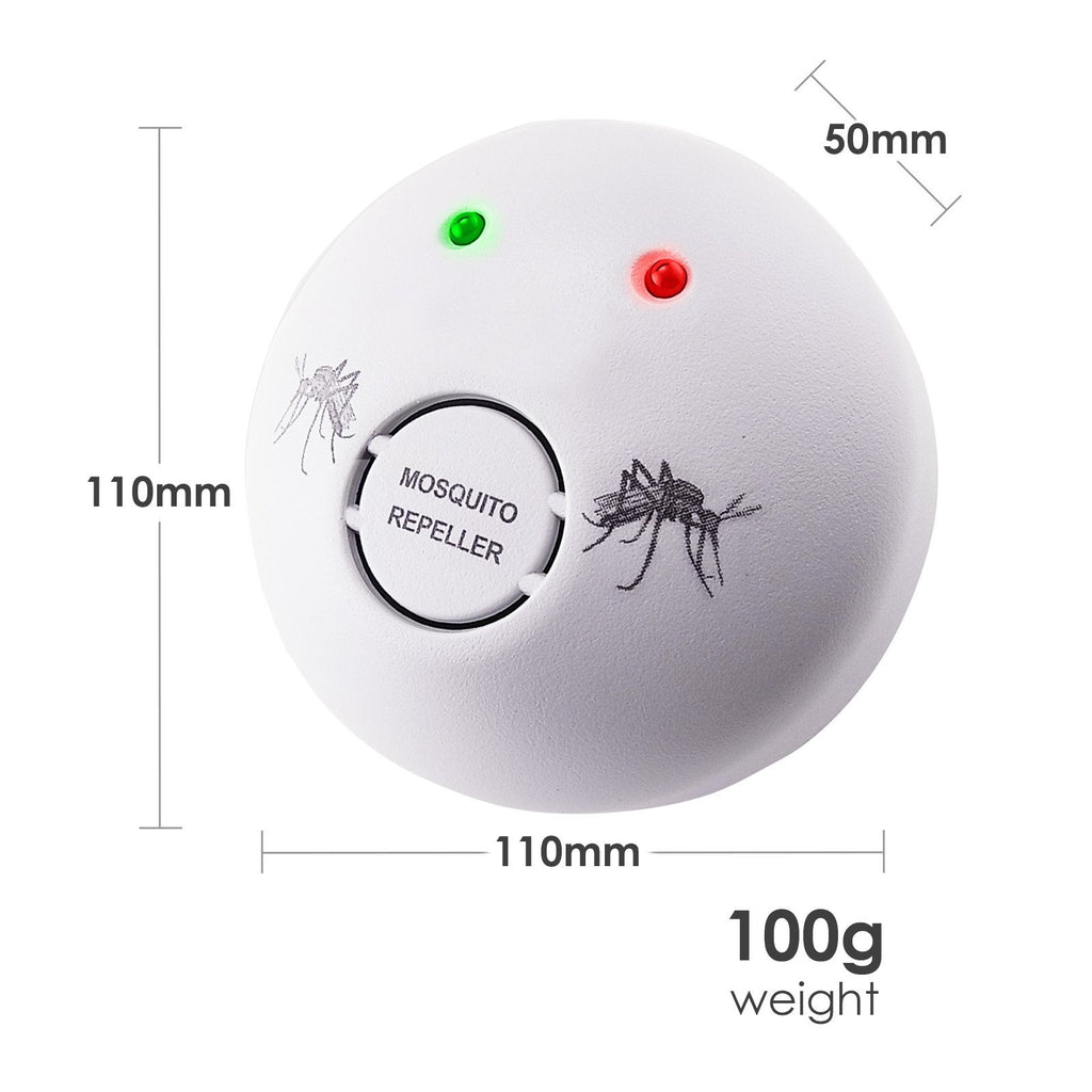 AR-111_US 110V Plug-in Ultrasonic Mosquito Repeller, Electronic Non Toxic Repellent, Pet & Kids Safe, Anti Insects Indoor Home Control-Tekcoplus Ltd.