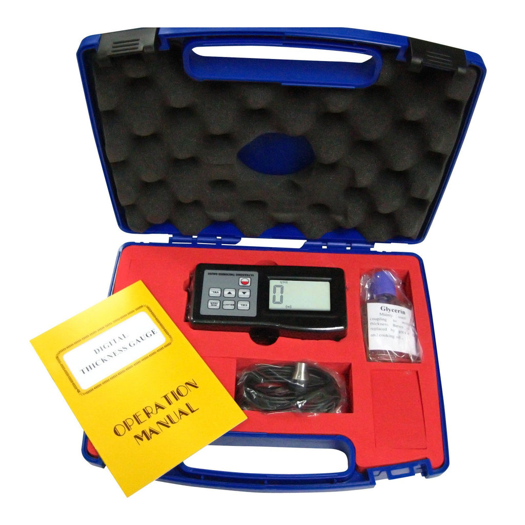 TMTK-897 Ultrasonic Digital 1.00-200.00mm Thickness Meter Metal/Non-Metal-Tekcoplus Ltd.