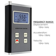 VMTK-905 Vibration Meter Piezoelectric Sensor Displacement Velocity Acceleration 10Hz~10kHz Range-Tekcoplus Ltd.